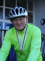 Walter Fowler with his world champs silver medal